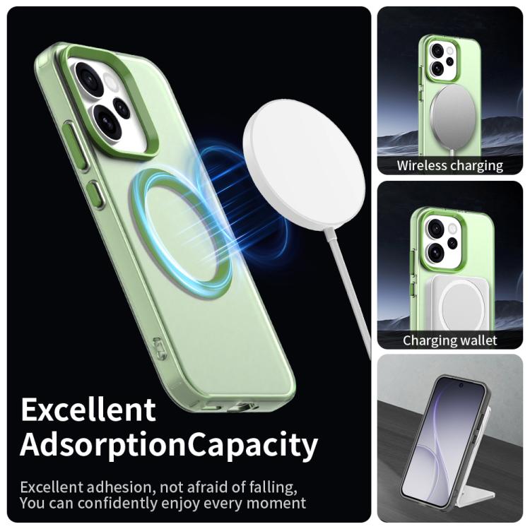 For OPPO Reno15 Pro 5G Global Candy Magsafe PC Hybrid TPU Phone Case