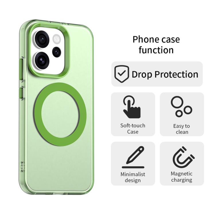 For OPPO Reno15 Pro 5G Global Candy Magsafe PC Hybrid TPU Phone Case