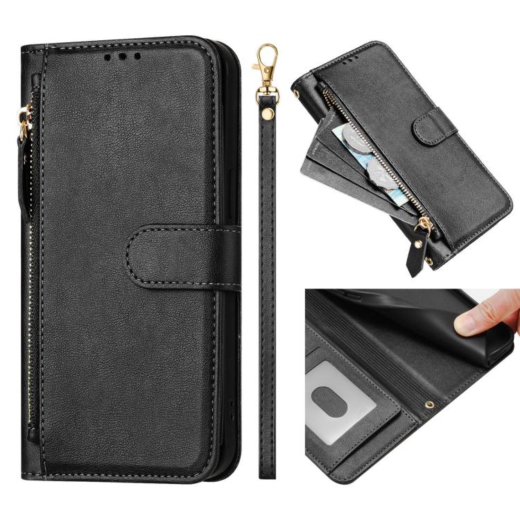 For Realme 15T 5G Global Multi-Card Slots Zipper Wallet Leather Phone Case