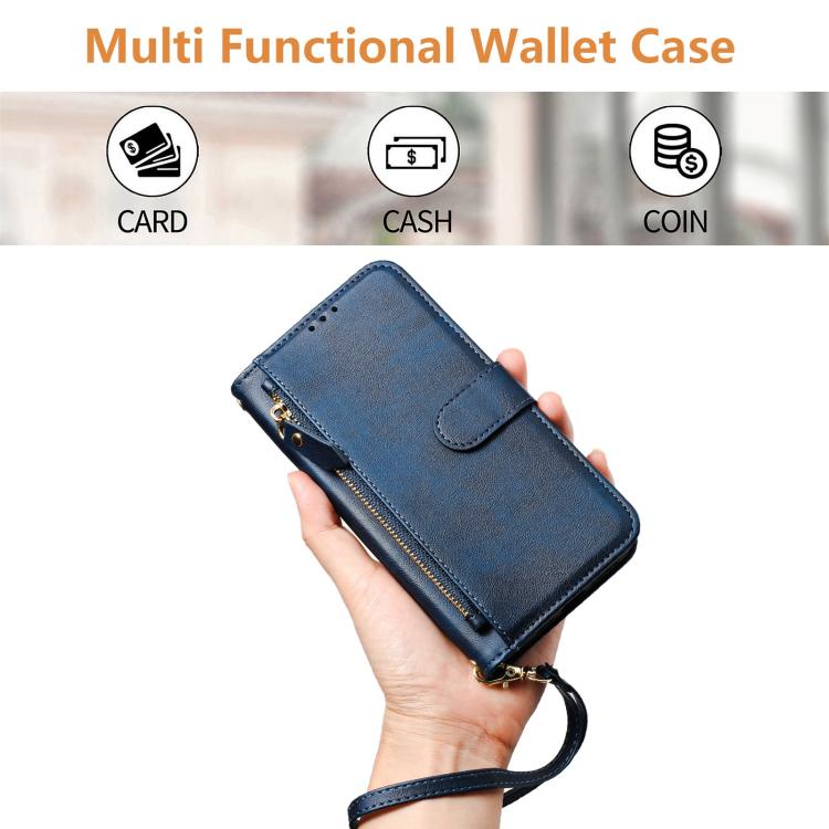 For Realme 15T 5G Global Multi-Card Slots Zipper Wallet Leather Phone Case