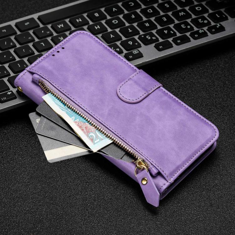 For Realme P4 Multi-Card Slots Zipper Wallet Leather Phone Case