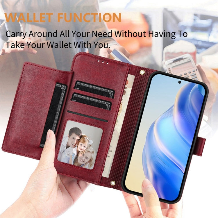 For Xiaomi 14T Pro Multi-Card Slots Zipper Wallet Leather Phone Case