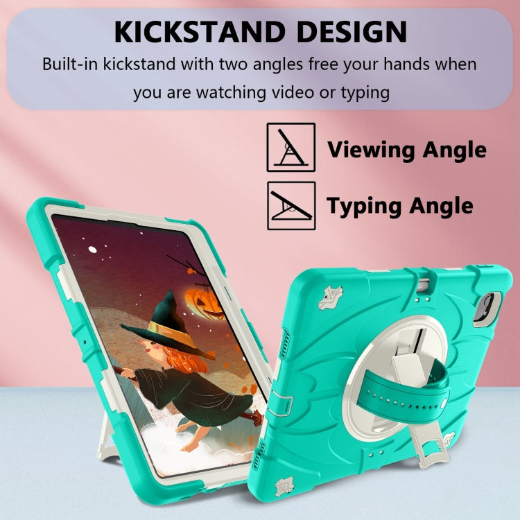 For iPad Pro 11 2022 / Air 10.9 2022 Bat Hand Grip Turntable Stand Tablet Case