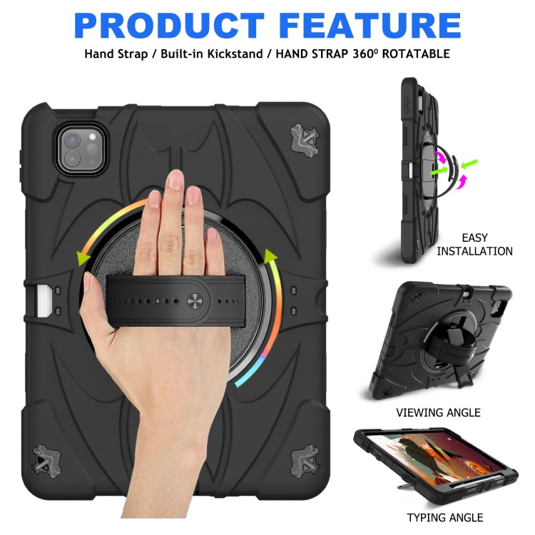 For iPad Pro 11 2022 / Air 10.9 2022 Bat Hand Grip Turntable Stand Tablet Case