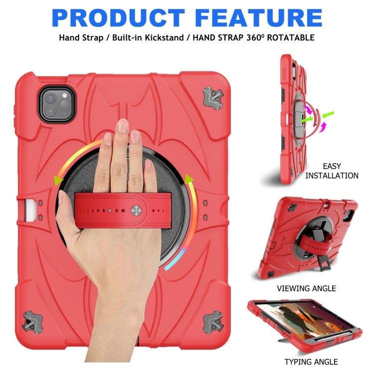 For iPad Pro 11 2022 / Air 10.9 2022 Bat Hand Grip Turntable Stand Tablet Case