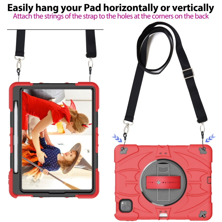For iPad Pro 11 2022 / Air 10.9 2022 Bat Hand Grip Turntable Stand Tablet Case