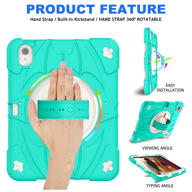 For iPad Air 11 2026 / 2025 / 2024 Bat Hand Grip Turntable Stand Tablet Case