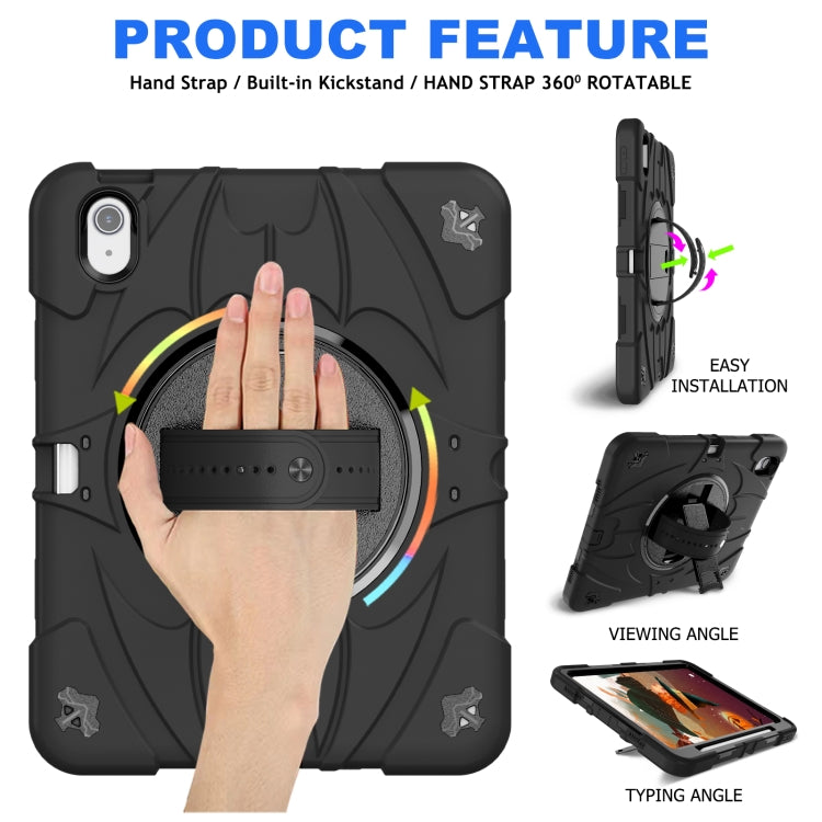 For iPad Air 11 2026 / 2025 / 2024 Bat Hand Grip Turntable Stand Tablet Case