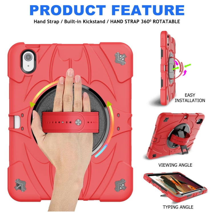 For iPad Air 11 2026 / 2025 / 2024 Bat Hand Grip Turntable Stand Tablet Case