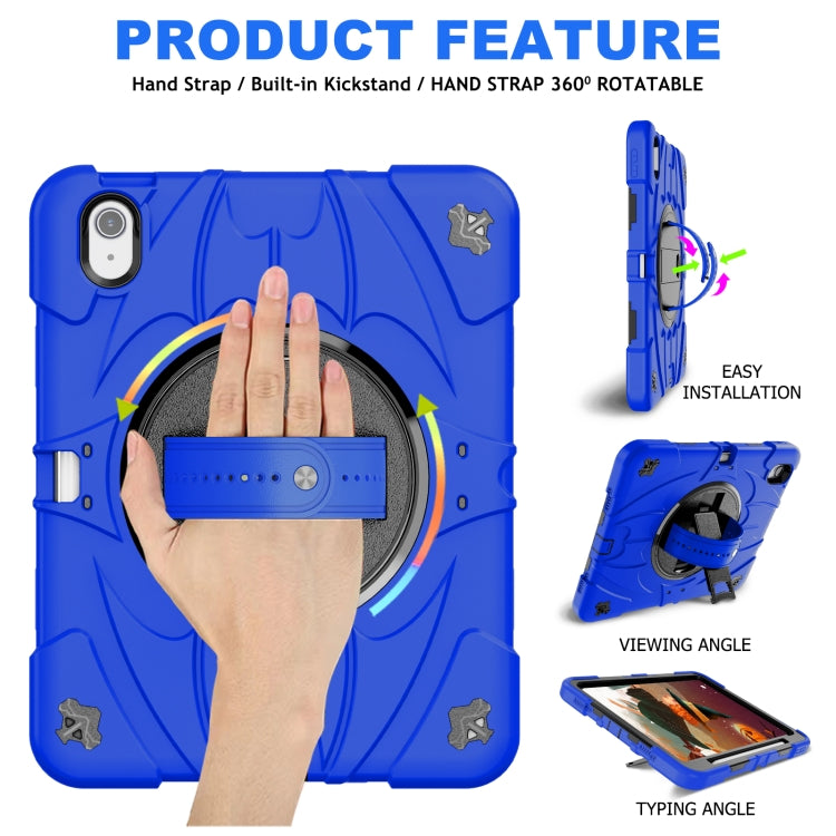 For iPad Air 11 2026 / 2025 / 2024 Bat Hand Grip Turntable Stand Tablet Case