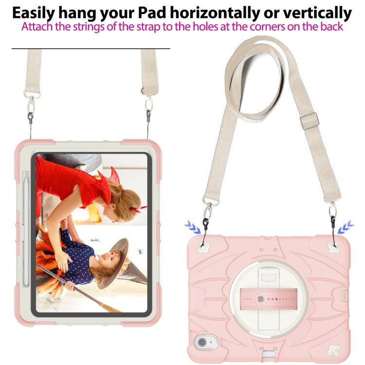For iPad Air 11 2026 / 2025 / 2024 Bat Hand Grip Turntable Stand Tablet Case
