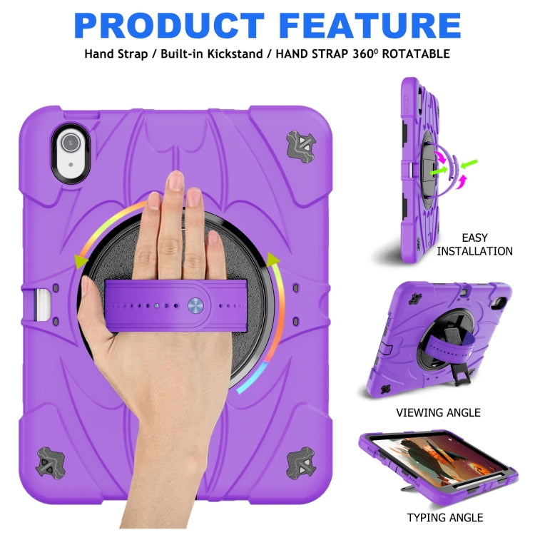 For iPad Air 11 2026 / 2025 / 2024 Bat Hand Grip Turntable Stand Tablet Case