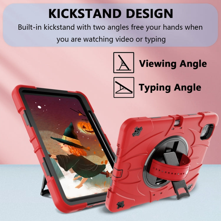 For iPad Pro 11 2025 / 2024 Bat Hand Grip Turntable Stand Tablet Case