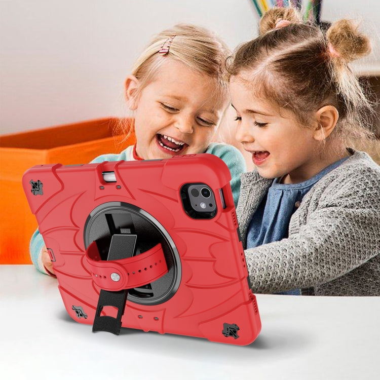 For iPad Pro 11 2025 / 2024 Bat Hand Grip Turntable Stand Tablet Case