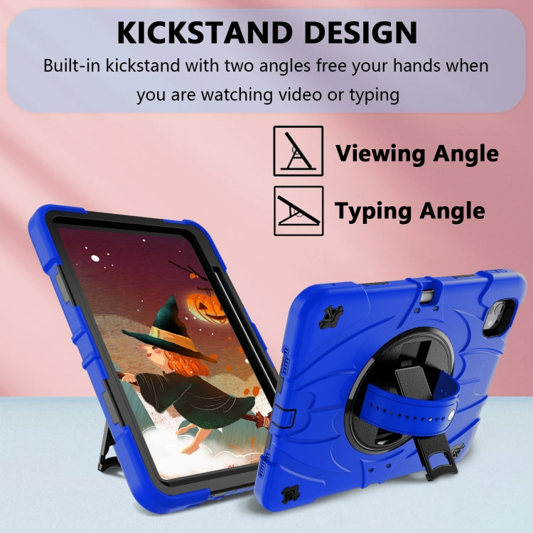 For iPad Pro 11 2025 / 2024 Bat Hand Grip Turntable Stand Tablet Case