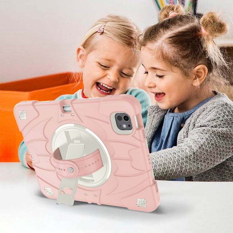 For iPad Pro 11 2025 / 2024 Bat Hand Grip Turntable Stand Tablet Case
