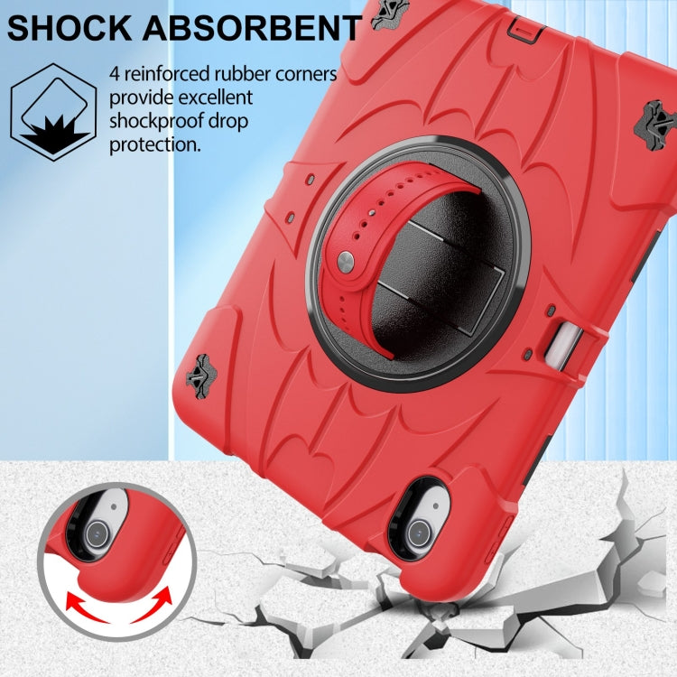 For iPad 2025 / 2022 Bat Hand Grip Turntable Stand Tablet Case