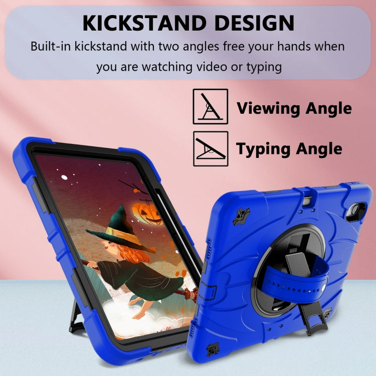 For iPad 2025 / 2022 Bat Hand Grip Turntable Stand Tablet Case