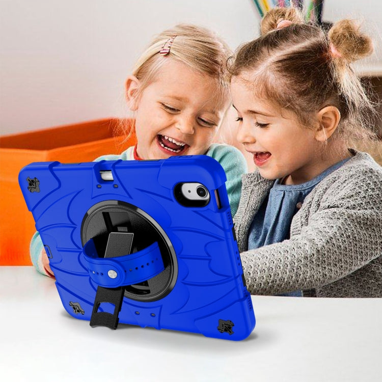 For iPad 2025 / 2022 Bat Hand Grip Turntable Stand Tablet Case