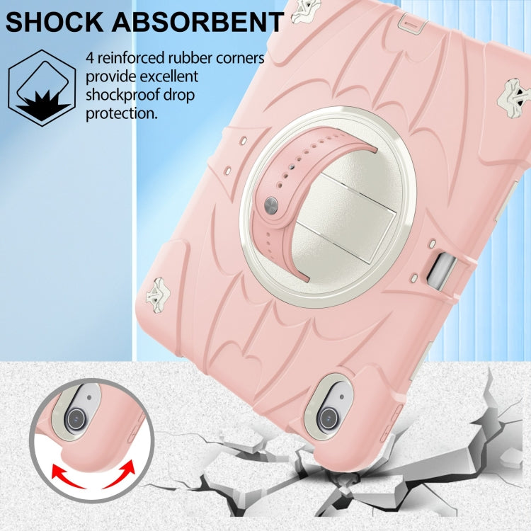For iPad 2025 / 2022 Bat Hand Grip Turntable Stand Tablet Case