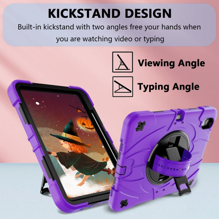 For iPad 2025 / 2022 Bat Hand Grip Turntable Stand Tablet Case