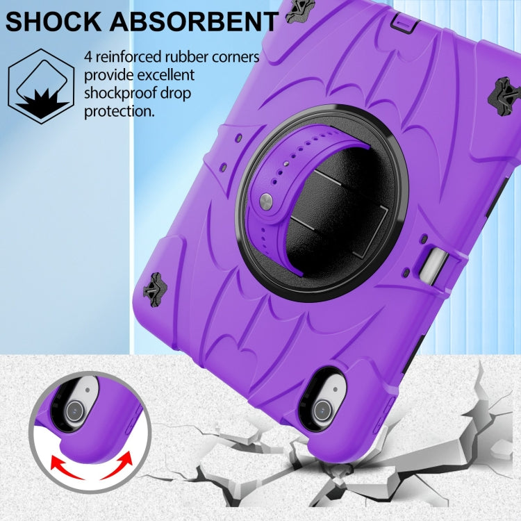 For iPad 2025 / 2022 Bat Hand Grip Turntable Stand Tablet Case