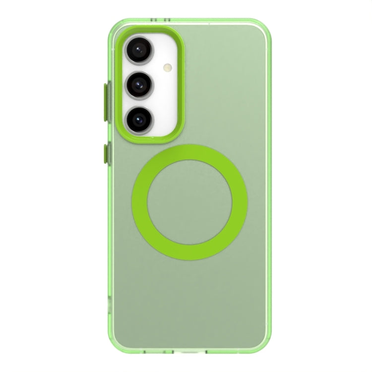 For Samsung Galaxy S24 FE 5G Candy Magsafe PC Hybrid TPU Phone Case