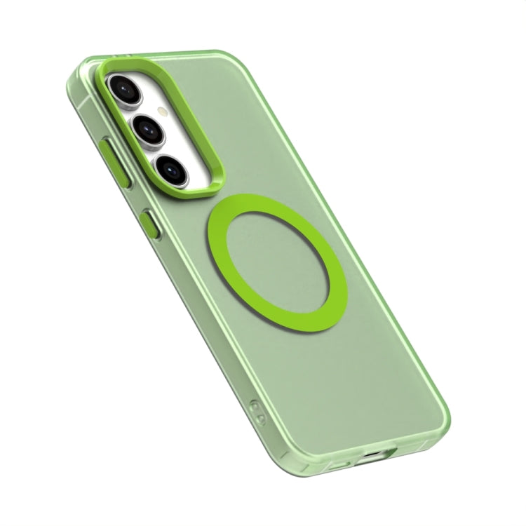 For Samsung Galaxy S24 FE 5G Candy Magsafe PC Hybrid TPU Phone Case