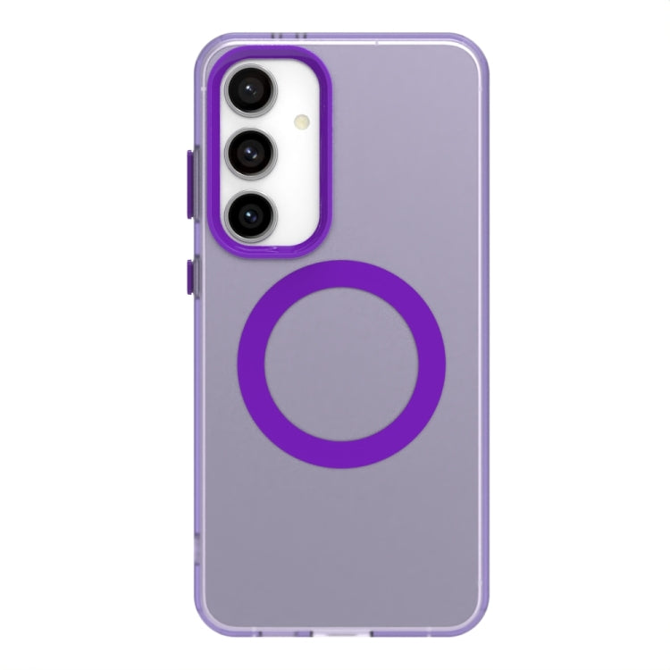 For Samsung Galaxy S24 FE 5G Candy Magsafe PC Hybrid TPU Phone Case