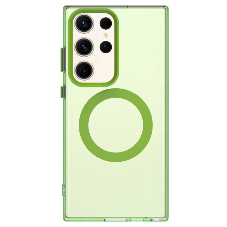 For Samsung Galaxy S23 Ultra 5G Candy Magsafe PC Hybrid TPU Phone Case