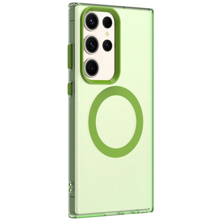 For Samsung Galaxy S23 Ultra 5G Candy Magsafe PC Hybrid TPU Phone Case