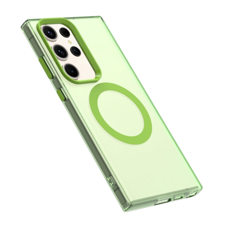 For Samsung Galaxy S23 Ultra 5G Candy Magsafe PC Hybrid TPU Phone Case