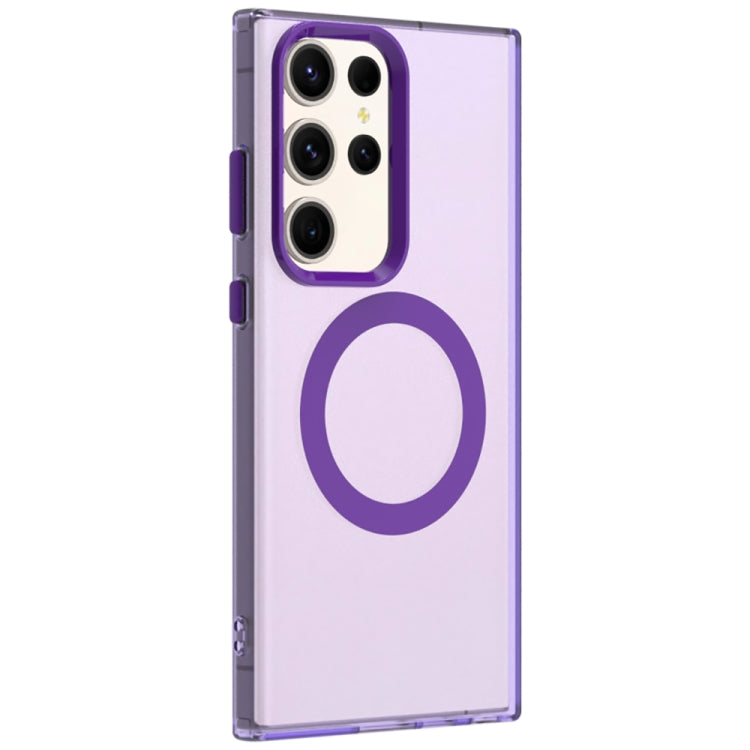 For Samsung Galaxy S23 Ultra 5G Candy Magsafe PC Hybrid TPU Phone Case