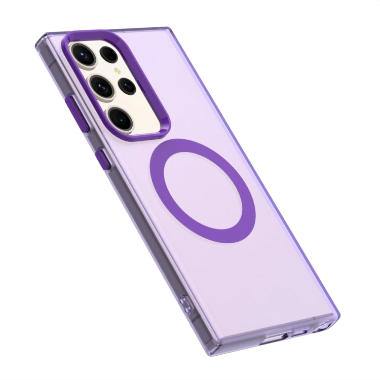 For Samsung Galaxy S23 Ultra 5G Candy Magsafe PC Hybrid TPU Phone Case