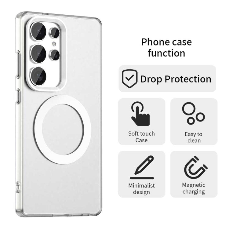 For Samsung Galaxy S25 Ultra 5G Candy Magsafe PC Hybrid TPU Phone Case