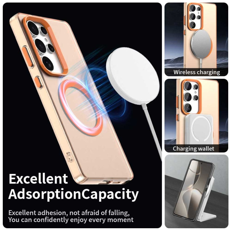 For Samsung Galaxy S25 Ultra 5G Candy Magsafe PC Hybrid TPU Phone Case