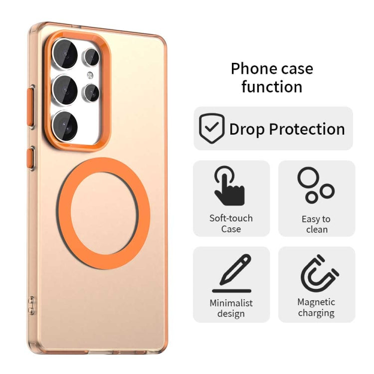 For Samsung Galaxy S25 Ultra 5G Candy Magsafe PC Hybrid TPU Phone Case