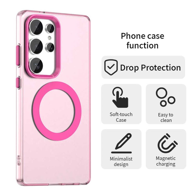 For Samsung Galaxy S25 Ultra 5G Candy Magsafe PC Hybrid TPU Phone Case
