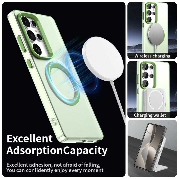For Samsung Galaxy S25 Ultra 5G Candy Magsafe PC Hybrid TPU Phone Case