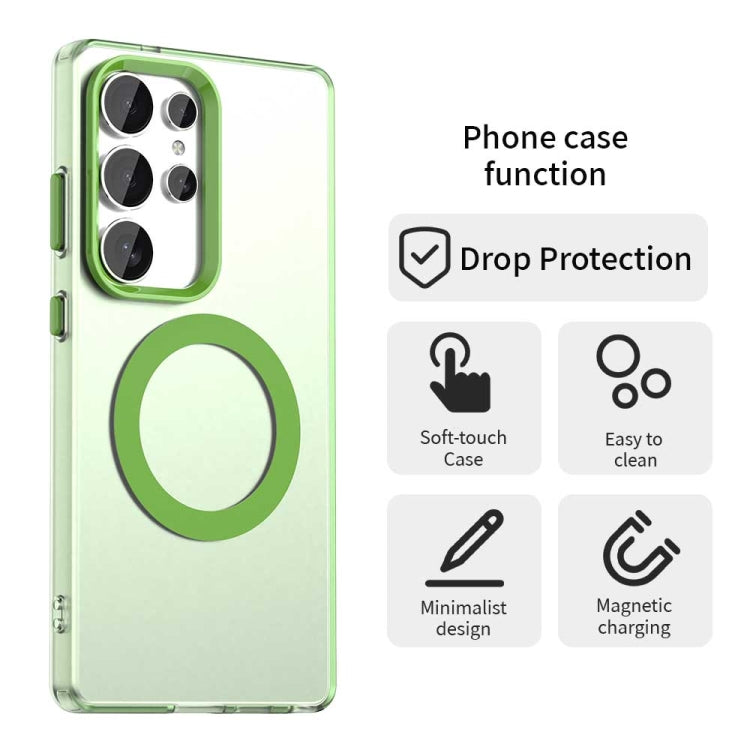 For Samsung Galaxy S25 Ultra 5G Candy Magsafe PC Hybrid TPU Phone Case