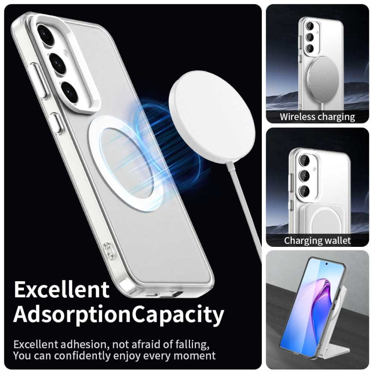 For Samsung Galaxy S25 5G Candy Magsafe PC Hybrid TPU Phone Case