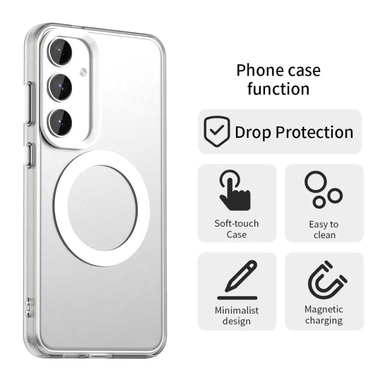 For Samsung Galaxy S25 5G Candy Magsafe PC Hybrid TPU Phone Case