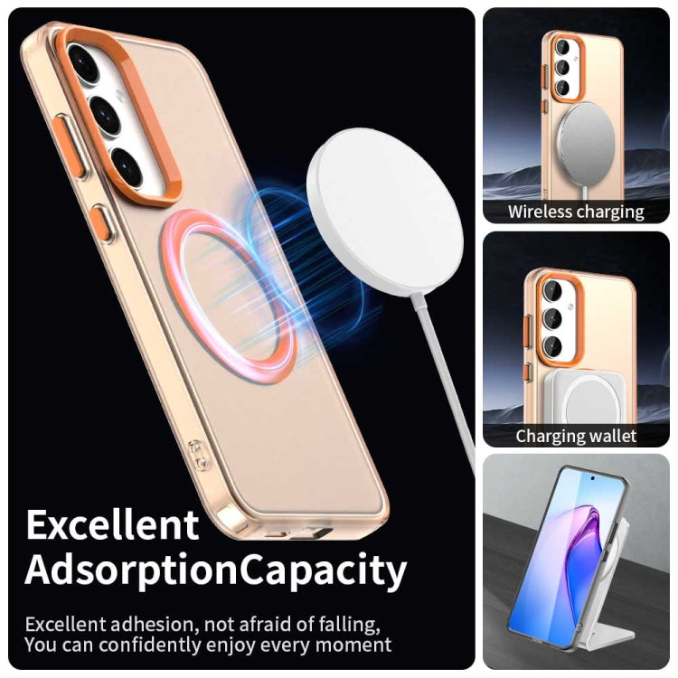 For Samsung Galaxy S25 5G Candy Magsafe PC Hybrid TPU Phone Case