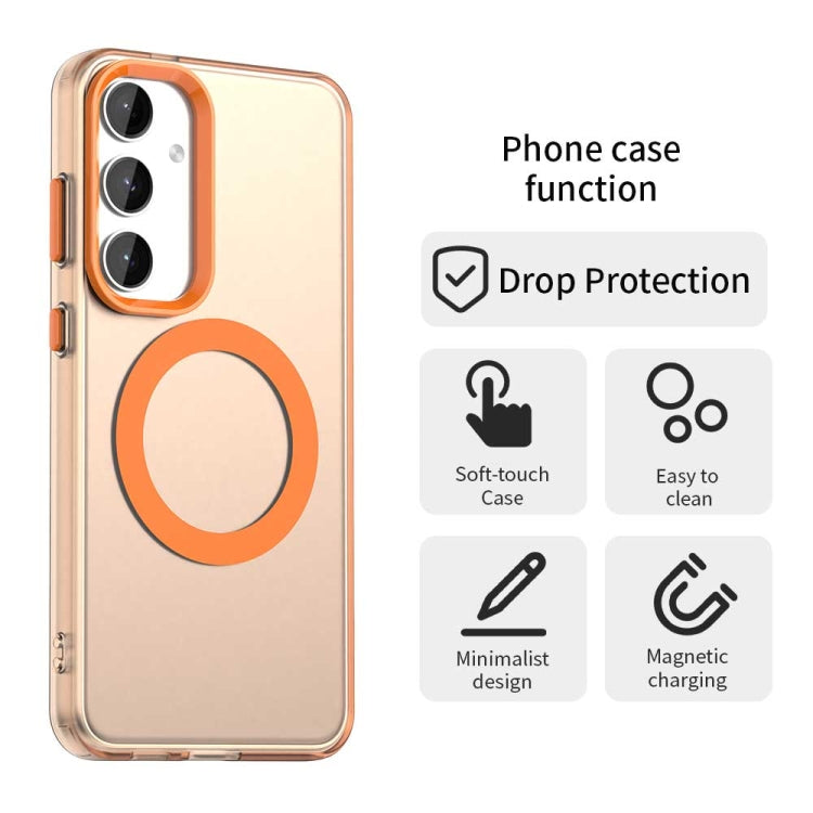 For Samsung Galaxy S25 5G Candy Magsafe PC Hybrid TPU Phone Case