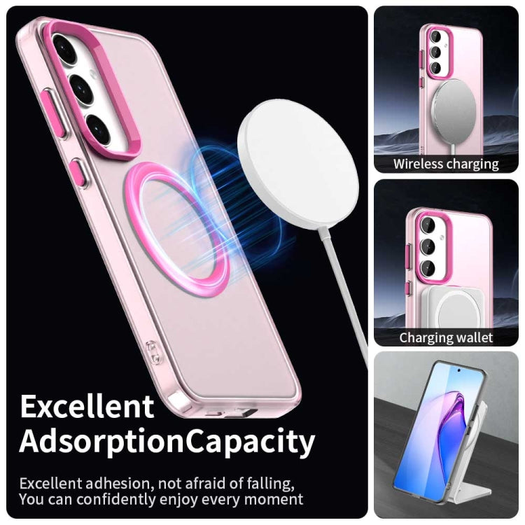 For Samsung Galaxy S25 5G Candy Magsafe PC Hybrid TPU Phone Case