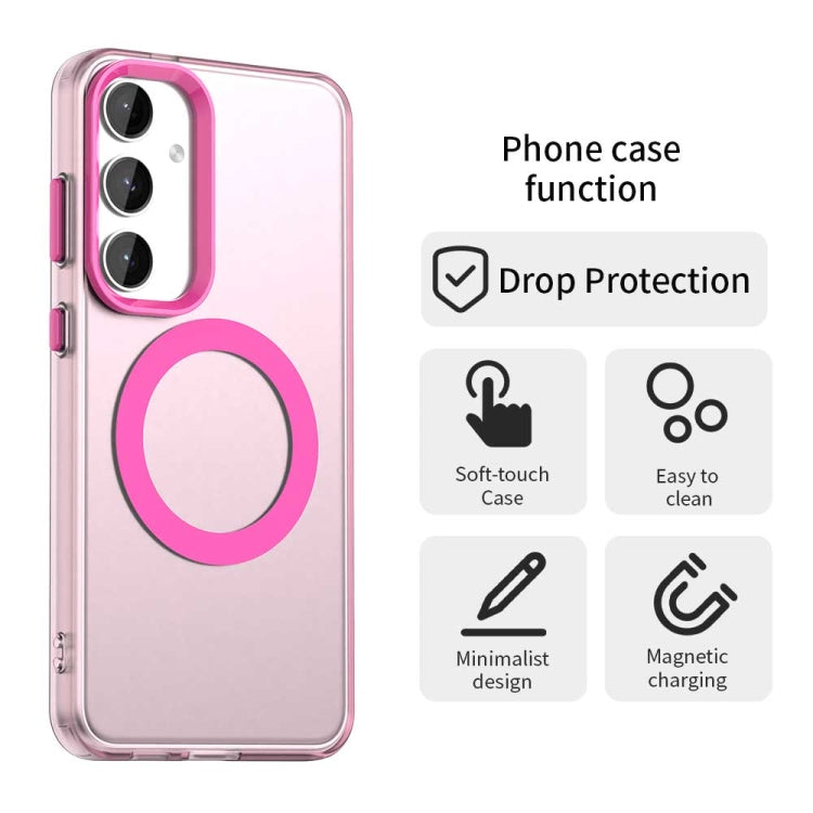 For Samsung Galaxy S25 5G Candy Magsafe PC Hybrid TPU Phone Case