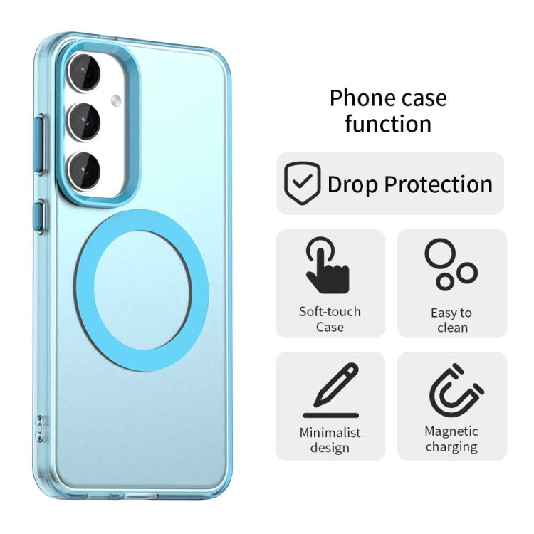 For Samsung Galaxy S25 5G Candy Magsafe PC Hybrid TPU Phone Case