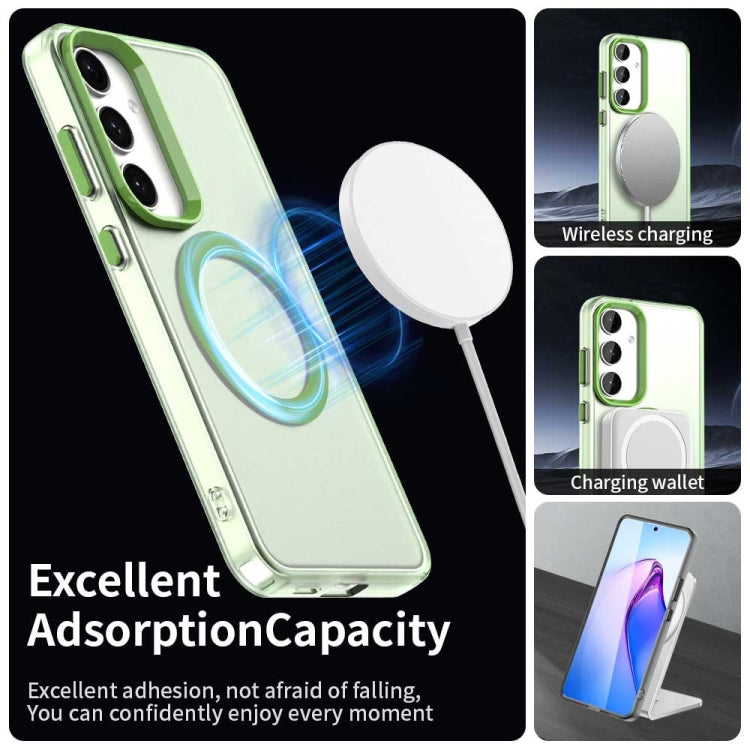 For Samsung Galaxy S25 5G Candy Magsafe PC Hybrid TPU Phone Case