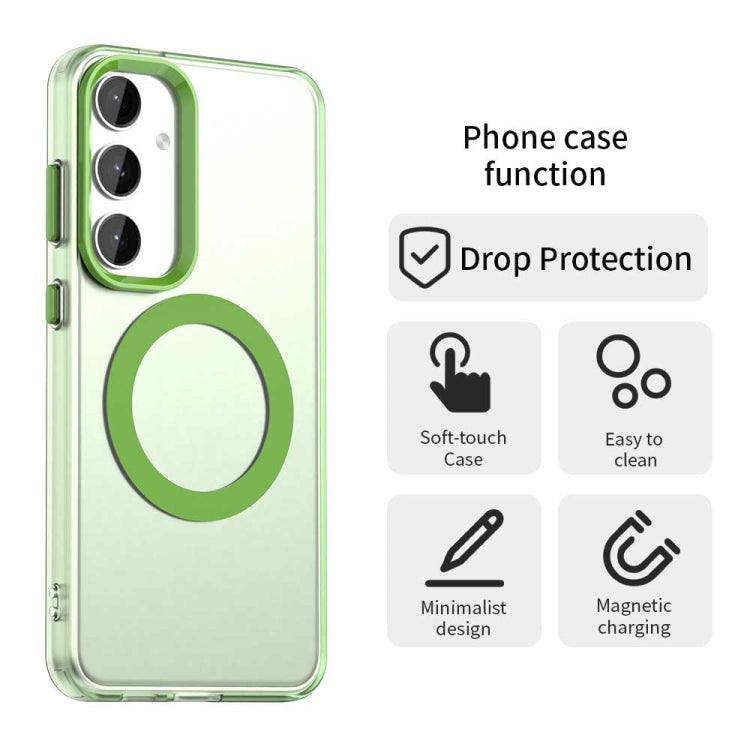 For Samsung Galaxy S25 5G Candy Magsafe PC Hybrid TPU Phone Case