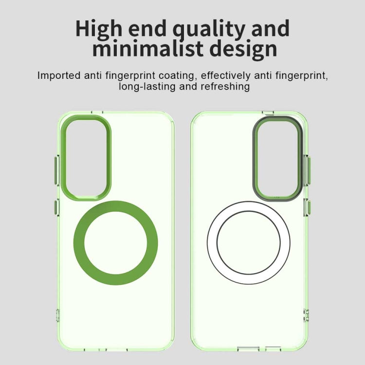 For Samsung Galaxy S25 5G Candy Magsafe PC Hybrid TPU Phone Case